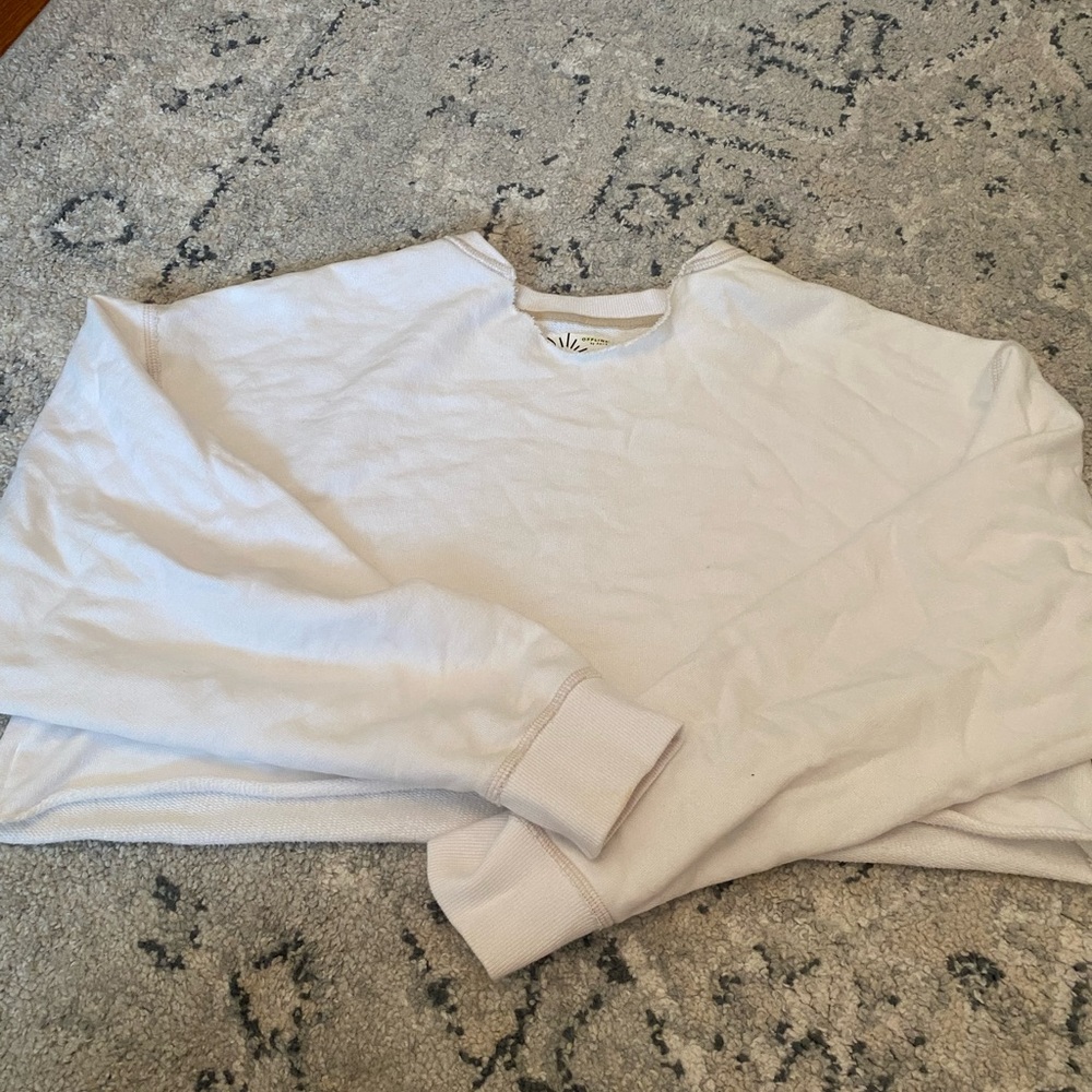Aerie Croppes Crewneck Sweatshirt